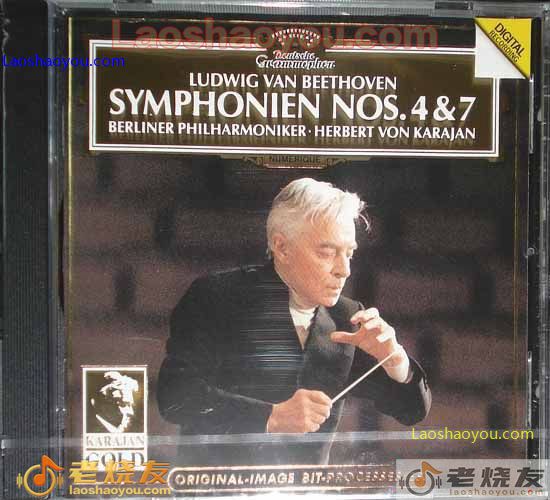 贝多芬第4，7交响曲(卡拉扬)（金装版）