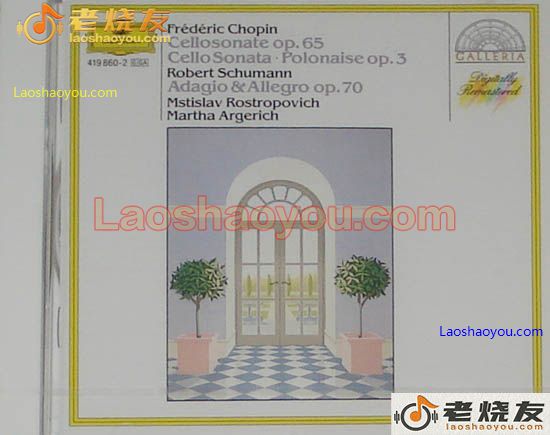 肖邦 大提琴奏鸣曲Frederic Chopin 企鹅三星名盘 画廊系列