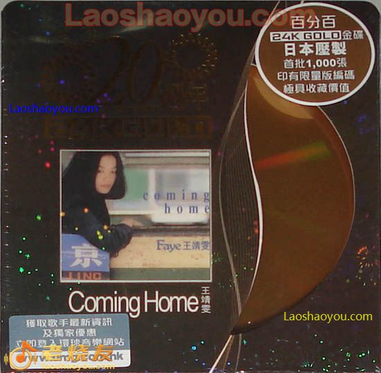 王靖雯 Coming Home 限量24K金碟