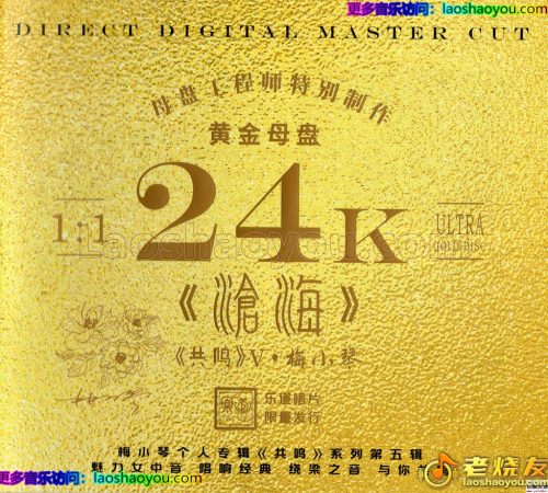 梅小琴-沧海24K黄金母盘1：1直刻2025【原抓WAV+CUE+NRG】